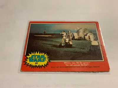 1977Star Wars Series2Topps Trading Card#80 Where Has R2-D2 gone?, View more