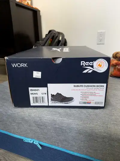 Reebok Men’s Safety Shoes – Size 12W (Worn Twice!), View more
