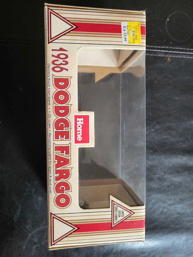 Home Hardware 1936 Dodge Fargo Truck Coin Bank Box Only  in Arts & Collectibles in Regina - Image 3