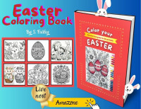 Color your EASTER: Relaxing - Coloring Book for Kids and Adults