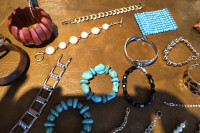 34 Vintage Costume Jewelry Bracelets