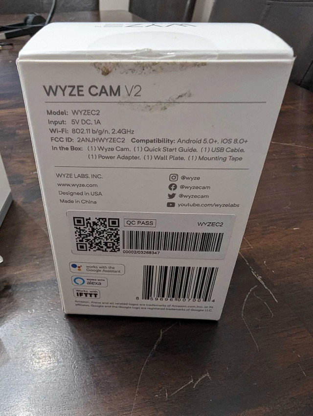 4 x Wyze Cam v2 + 32 g sd cards in General Electronics in Kitchener / Waterloo - Image 4