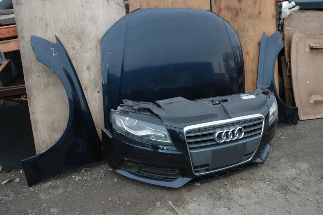 Audi A4 (B8) (Typ 8k) Front End Nosecut Hid Dark Blue (2009-2012 in Auto Body Parts in Calgary - Image 3