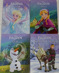 4 x Frozen Movie BOARD Books - Elsa, Anna, Kristoff, Sven, Olaf