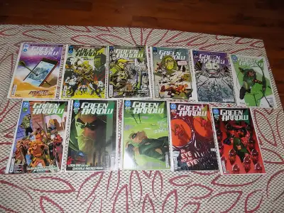 THIS IS FOR GREEN ARROW #12 - 21 FROM DC COMICS. ALL FIRST PRINT COMIC BOOKS ARE IN NEAR MINT CONDIT...