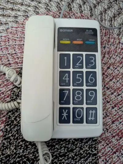 Old telephone works good, View more