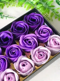  Christmas & Valentine's Day Special: 12 Rose-Shaped Soap Gi