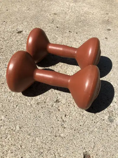 Vintage 2  - 2kg or 4.41 lbs vinyl Coated Weights, View more