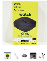 ONN Android TV 4K UHD BOX (replacing chrome cast)