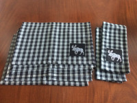 *New* Moose placemats and tea towels