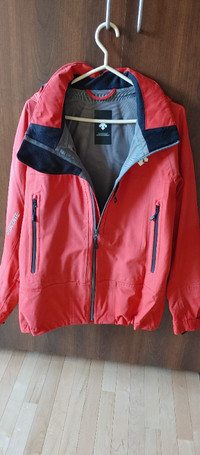 Manteau Descente Shell (coquille) rouge homme médium ski