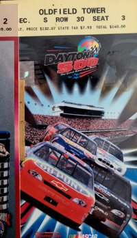 NASCAR - Daytona 500 Tickets - Vintage