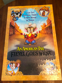 Vintage An American Tail Feivel Movie Poster Puzzle 300 Pieces