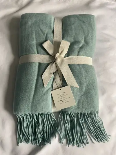 NEW - Super Soft, Throw Blanket with Fringe Edge, 50" x 60", View more