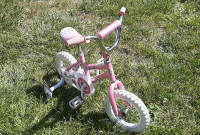 Girl's first bicycle