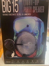 Bluetooth Party Speakers with LED LIGHTS. BNIB