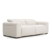 Mobilia NIGUEL Beige Fabric Reclining Sofa