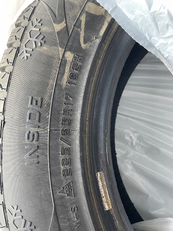 Winter tires 225/65r17 Tires & Rims Guelph Kijiji
