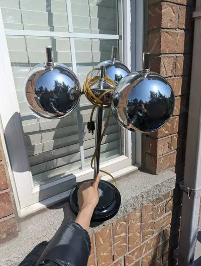 MCM Sphere Space Globe Robert Sonneman Lamp, View more