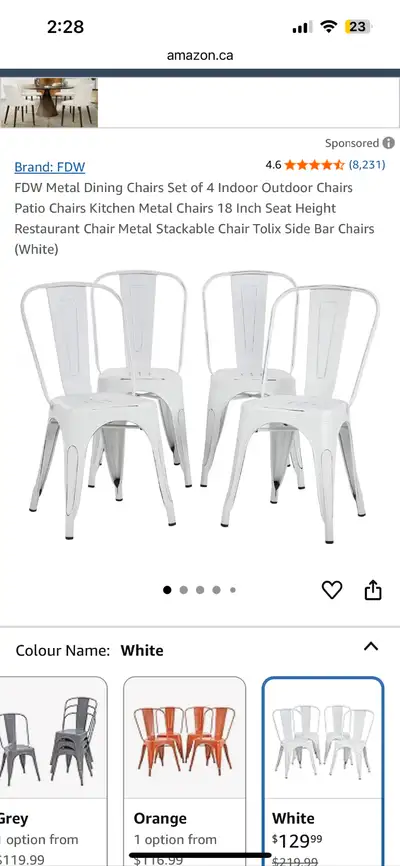 Event chairs white, View more