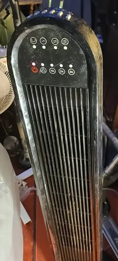 Oscillating tower fan., View more