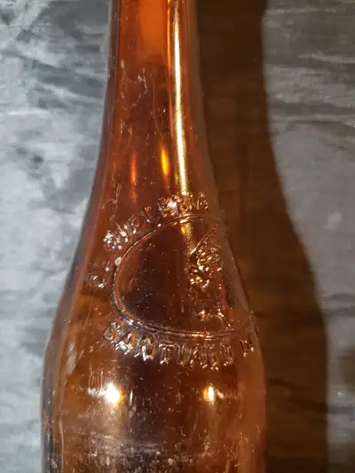 Antique Bacardi Santiago De Cuba Beer Bottle. Excellent condition, as show in photos.
