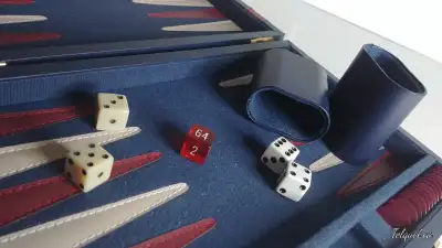 Jacquet/Backgammon Bleu Marin, View more