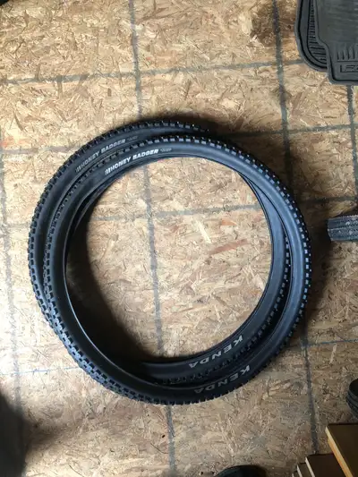 Set of Kenda Honey Badger MTB Tires, View more
