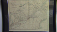 British North America Canada West Map Circa 1862