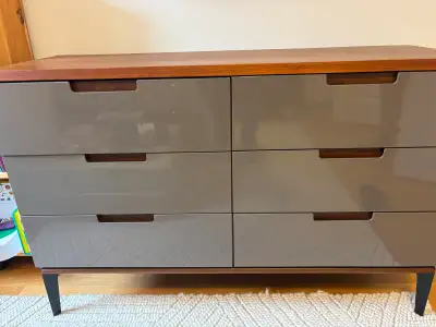 Selling as is and only as a pair. One of the dresser drawer sliders needs to be put back together. D...