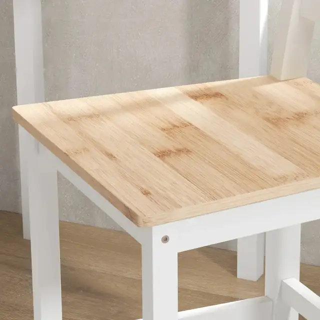Counter Height Stool, Farmhouse Bar Stool with Backs, Solid Wood in Chairs & Recliners in Markham / York Region - Image 8