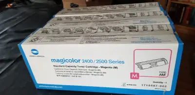 3 cartouches originales couleur d’encre laser Konica Minolta (neuves) Pour imprimante Magicolor séri...