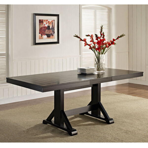 Antique Black Wood Dining Table in Coffee Tables in Mississauga / Peel Region