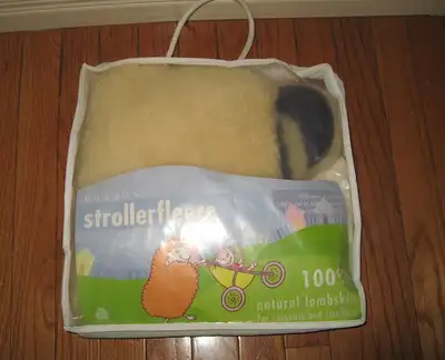 Bowron Stroller Fleece 100% Lambskin for Car Seats and Strollers, View more