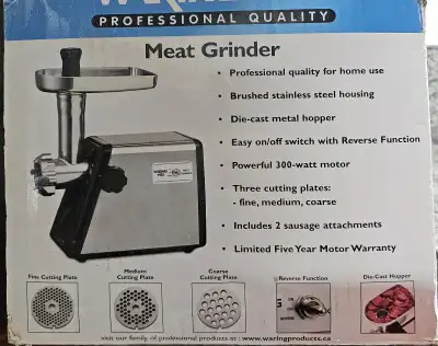 Meat Grinder and Sausage Maker very clean Hardly used Best Offer Located Near North Town Mall 137 Av...