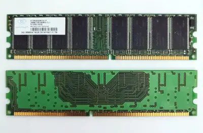 NANYA DDR PC3200 400MHZ 256MB DESKTOP RAM NT256D64S88C0G-5T, View more