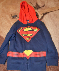 5T boys SUPERMAN blouse with cape !!!