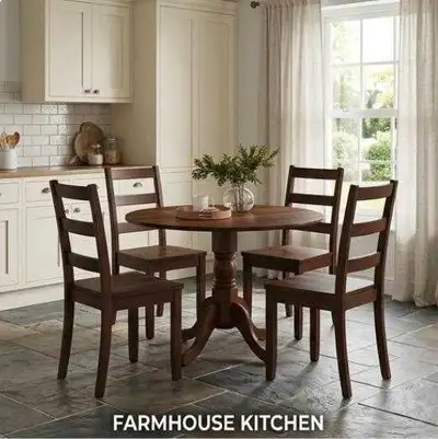  HOT DEAL 5-Piece Round Dining Table , View more