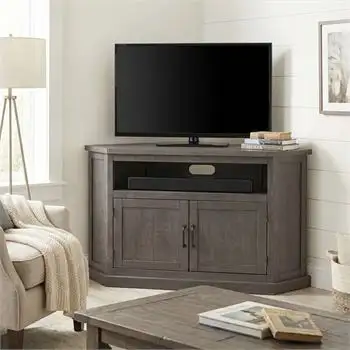 New-AUGUST GROVE KINSELLA 50" TV STAND W/STORAGE, GREY, View more