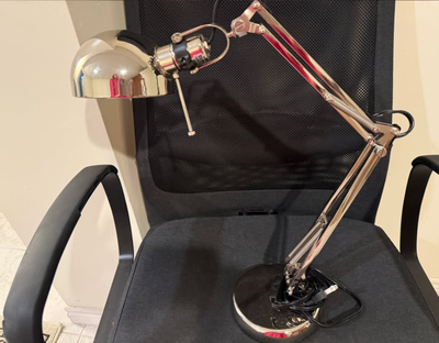 Modern Adjustable Chrome Desk Lamp, View more