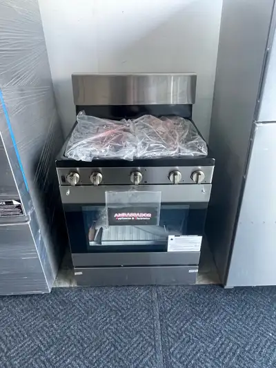 NEW 30” GAS Element Range Stove (Stainless Steel) 5.0 Cu.Ft, View more