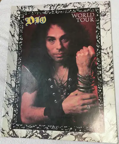 Dio - BAND AUTOGRAPHED Sacred Heart Tour Book - 1985, View more