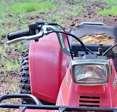 Looking for Honda TRX Parts headlight bezel and lens Hand Brake lever assembly Front bumper May cons...
