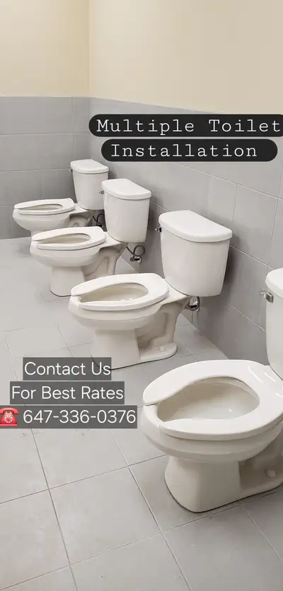 ••CHEAPER TOILET INSTALLATION••, View more