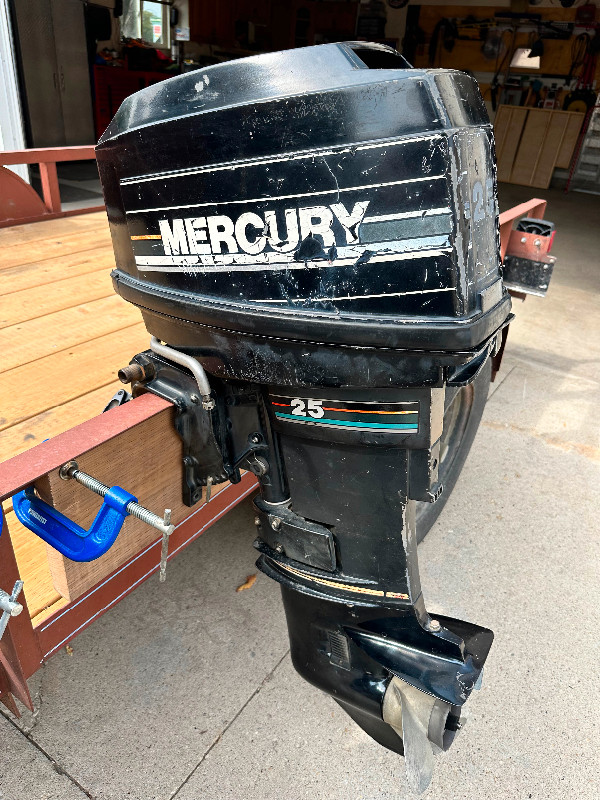 25 Hp Mercury Outboard in Boat Parts, Trailers & Accessories in Winnipeg - Image 2
