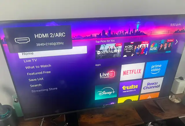 Hisence Vidda 43' Smart TV - used in TVs in City of Toronto - Image 5