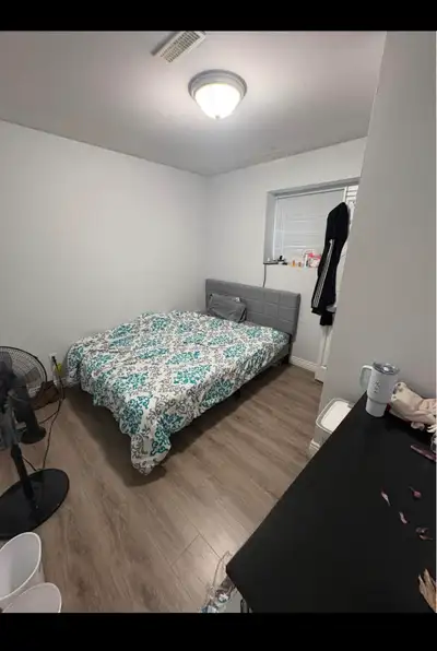 1 room available for rent for 1 girl or a couple in 2 bedroom basement 1 washroom dm me for more inf...