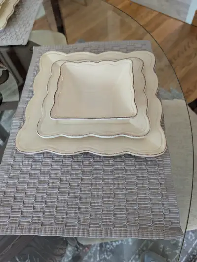 Four place setting dinnerware, View more