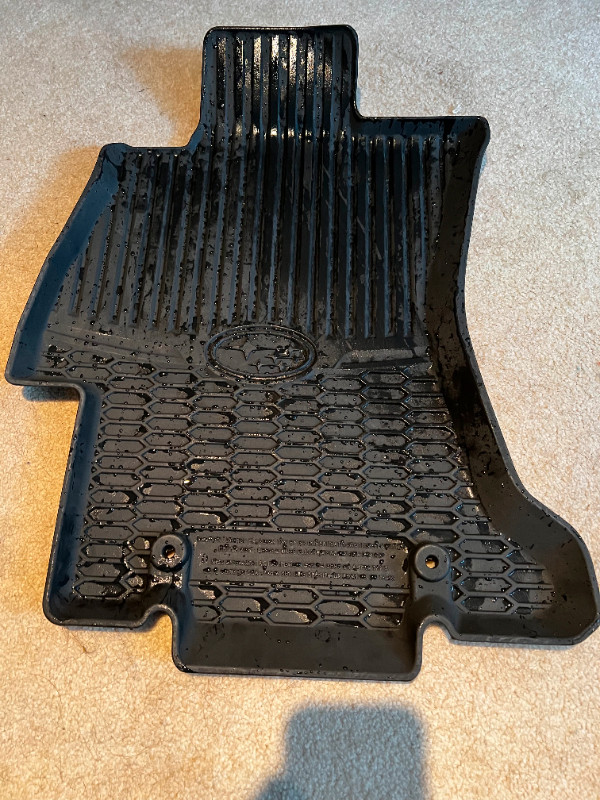 Subaru WRX OEM All Weather Front & Rear Floor Mats in Other Parts & Accessories in Red Deer
