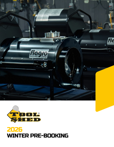 Construction Heaters — Winter Pre-Booking — Two Ducts Included, View more